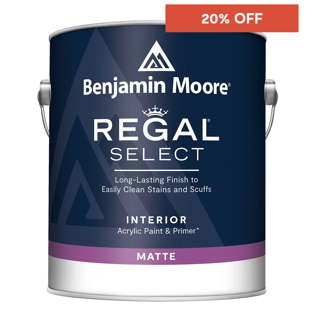 Regal® Select Interior Paint - Matte - 1 Gallon Can Cut