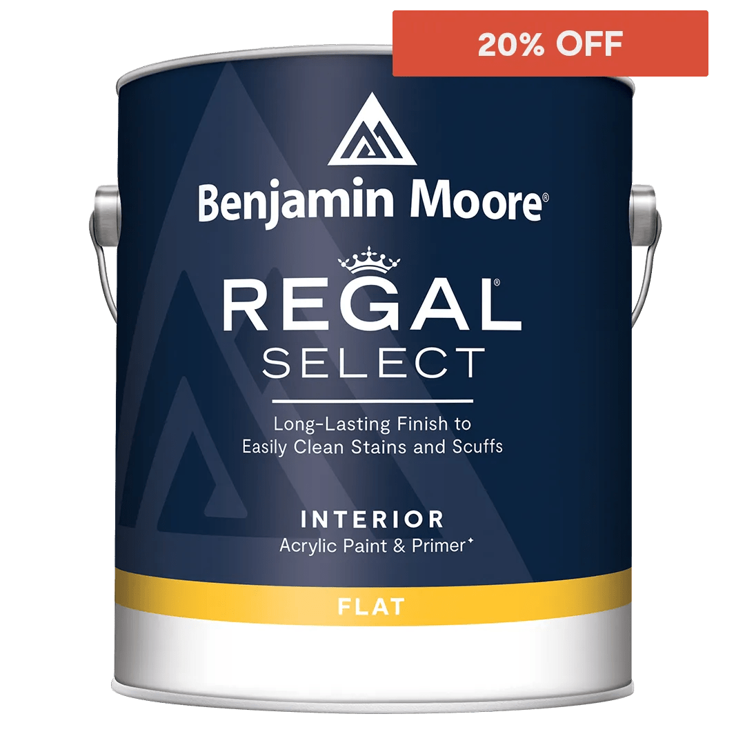 Regal® Select Interior Paint - Flat - 1 Gallon Can Cut